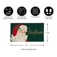 thumbnail image 3 of Evergreen Santa Believe Indoor Outdoor Natural Coir Doormat 1'4"x2'4" Green, 3 of 4