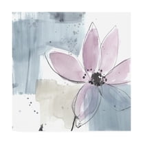 Trademark Fine Art 'UA CH Blush Flower Splash VI' Canvas Art by Jennifer Goldberger