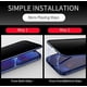 thumbnail image 4 of Anti-Peeping IPhone 12 Pro Max Case，with Strong Magnetic Adsorption Camera Lens Protector Metal Frame 360 Full Body Protective Double-Sided Glass(iPhone12Promax, Blue) Levamdar CZDZ-ZH44-12, 4 of 8