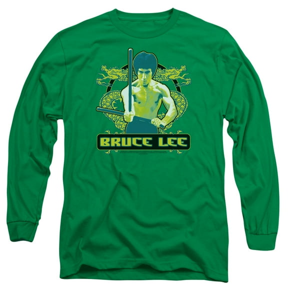 Bruce Lee - Double Dragons - Long Sleeve Shirt - Medium