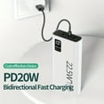 thumbnail image 3 of Baole "20000mAh PD3.0+QC4.0 Fast Charging Power Bank" 22.5W USB-C Portable Charger with LED Display for iPhone 15/Android/Tablet - Compact & High Capacity, 3 of 9