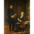 thumbnail image 2 of Andrew Morton 19x24 Gold Ornate Framed and Double Matted Museum Art Print Titled - The Duke of Wellington with Colonel Gurwood at Apsley House (C. 1840), 2 of 4