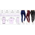 thumbnail image 4 of MKLEKYY Leggings de yoga para mujer, mallas deportivas de cintura alta para entrenamiento, pantalones ajustados, 4 of 4