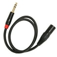 thumbnail image 1 of 6.35mm To XLR Cord, Stable Transmission PVC Sheath High Strength 1/4 Inch To XLR Male Cable Low Interference 0.75m Length  For Computers, 1 of 8