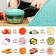 thumbnail image 2 of Procesador de alimentos manual Ourokhome, picador de verduras, 500 ml, azul, 2 of 8
