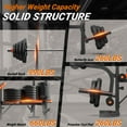 thumbnail image 7 of GIKPAL 6-in-1 Multi-Purpose Adjustable Weight Bench Workout Bench Set with Barbel Rack and Leg Developer for Home Gym Full Body Training(Excluding Barbell and Weight Plate), 7 of 7