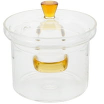 Covered Oven Bowl Glass Cooking Pots for Stove Top Cookware Casserole Dish Binaural