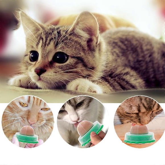 3X Cat Natural Catnip Sugar Candy Licking Solid Nutrition Energy Ball