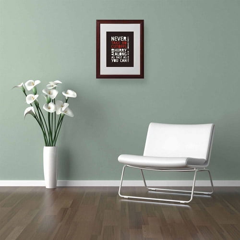 Trademark Fine Art "Donner Party II" Matted Framed Art by Megan Romo, Wood Frame