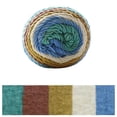 thumbnail image 1 of 193M Segment dyed yarn 5 Strand wool Yarn Sweater DIY Handmade knitted Hat Scarf Sofa Cushion Cake Yarn  Golden Autumn Poetry Rain, 1 of 9