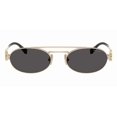 thumbnail image 2 of MIU MIU MU 54ZS ZVN08Z Pale Gold Dark Grey Lens AUTHENTIC!, 2 of 4