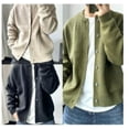 thumbnail image 6 of Wool Cardigan Men's Spring And Autumn Hong Kong Style Sweater Round Neck Jacket Simple Loose Thick Sweater Coat, 6 of 6