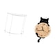 thumbnail image 5 of Reloj De Pared Y Mesa Auxiliar De Acrílico Para Espacios Pequeños, Ligero Y Fácil De Leer, Ideal Para El Dormitorio Del Hogar., 5 of 8