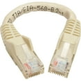 thumbnail image 2 of Eaton Tripp Lite Series Cat6 Gigabit Snagless Molded (UTP) Ethernet Cable (RJ45 M/M), PoE, White, 6-in. (15.24 cm), 2 of 5