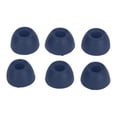 thumbnail image 1 of Lot de 3 paires d'embouts auriculaires de rechange en silicone souple pour Galaxy Buds 2 SM R177, bleu, 1 of 4