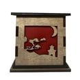thumbnail image 5 of Japanese Scenery Light Box | 5 inch Colored Wooden Bedside Lamp | Cherry Blossom Lantern, 5 of 5