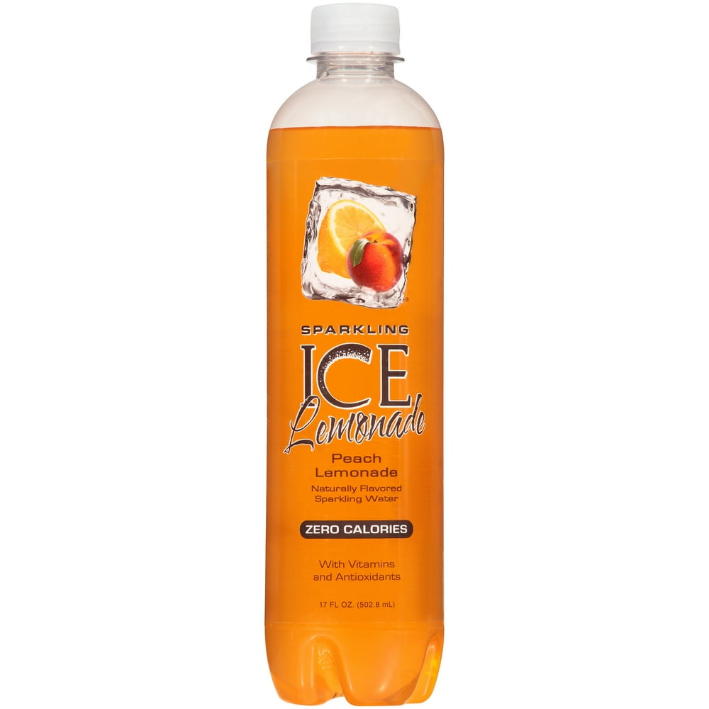 Sparkling ICE Peach Lemonade Sparkling Water, 17 Fl. Oz. - Walmart.com