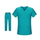 thumbnail image 4 of Uniforme de enfermería, conjunto de uniforme de enfermera, top y pantalones, trajes de trabajo de enfermería para mujer para mascotas XL, 4 of 9