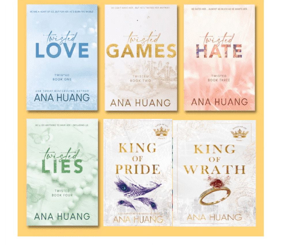Ana Huang 6 BOOK SET Twisted Series+ KING OF WORTH + PRIDE