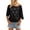 Black, variant on Womens Summer Tops Women V Neck Diamond Crochet Hollow Batwing Long Sleeve Knit Cover Up Top Loose Cruise Vacation Spring Summer Cardigan Sweater Blouse White XXL