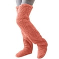 thumbnail image 2 of Fashion Compression Socks for Women Winter Lengthening And Thickening Plush Warm Leg Cover Home Socks Knee-warm Floor Socks 50% off Clearance!, 2 of 9