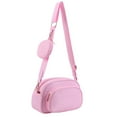 thumbnail image 3 of Ladies Shoulder Bag Fashion Casual Shopping Small Purses (Beige guitar strap), 3 of 10