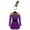 Purple, variant on TiaoBug Kids Girls Circus Ringmaster Dress Sequin Tassel Leotard Skirt with Hats for Stage Party Blue 12
