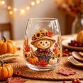 thumbnail image 4 of Fall Motif Thanksgiving Ceramic Coffee Mug With Wooden Lid And Spoon Microwave Dishwasher Safe Insulated Porcelain Cup For Hot Drinks, 4 of 4