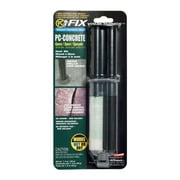 PC Products 70086 PC-Concrete Two-Part Epoxy Adhesive Paste for Anchoring and Crack Repair, 1.4 oz in Applicator Syringe, Gray