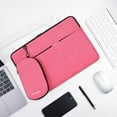 thumbnail image 2 of Blasgw Computer Bag Inner Bag 14.1 Inch Inner Bag Casual Men's And Women's Business Shoulder Bag Office Leisure Lightweight Laptop Bag Pink, 2 of 7