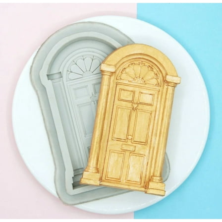 Christmas  Fancy Front Door  Silicone Mold