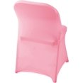 thumbnail image 3 of Fundas para sillas, fundas para sillas plegables para sala de estar, fundas para sillas extraíbles para fiestas, banquetes, bodas, hoteles Fundas elásticas para sillas rosa), 3 of 5
