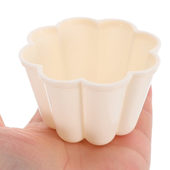 Homoyoyo 8-Piece Beige Jelly Mold Set, PP Material for Baking, Cooking, and Versatile Kitchen Use