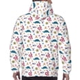 thumbnail image 7 of Lsque Sea Turtle Pattern Casual Men's Hoodie,Hooded Sweatshirt with Kangaroo Pocket,Pullover Hoodie-4X-Large, 7 of 7
