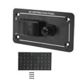 thumbnail image 3 of Panneau de Commutateur de Bascule, Universel sur la Protection Multi Off Aluminium 12-24V Interrupteur à Bascule Indicateur LED Rouge pour RV pour UTV pour Moto, 3 of 8