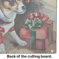 thumbnail image 5 of Chihuahua Cozy Christmas Glass Cutting Board Large 12 in x 15 in, 5 of 5