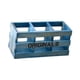 thumbnail image 4 of Mesa del soporte de cepillo de maquillaje soporte de control remoto Organizador de escritorio Organizador de lápiz rústico soporte para el cubierro de Azul, 4 of 8