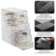 thumbnail image 5 of Organizador de Accesorios para el Cabello Unique Bargains Caja de Almacenamiento de Cajones Multicapa con 6 Cajones Transparente, 5 of 7