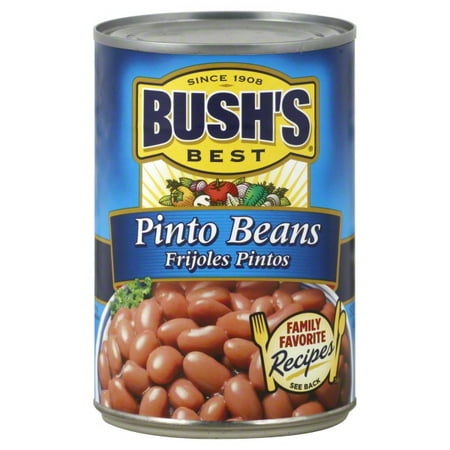 (3 pack) Bushs Best Pinto Beans, 16 oz (Best Healthy Canned Beans)