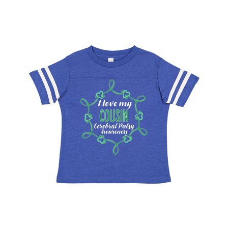 

Inktastic I Love My Cousin Cerebral Palsy Awareness Gift Toddler Boy or Toddler Girl T-Shirt