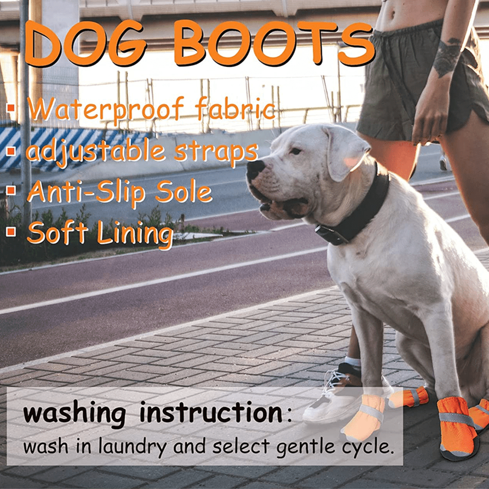 Heily Dog Shoes For Summer Hot Pavement Boots Large Medium Dogs Waterproof Paw Protector Other