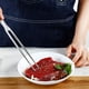 thumbnail image 2 of Meat Fork - Large Meat Fork with Stainless Steel Wooden Handle, 15 cm Blade Length, Grill Fork for Grill Chefs, 2 of 3
