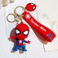 thumbnail image 1 of Llaveros creativos de dibujos animados de Disney para hombre o mujer, llavero de Spiderman, juguetes rojos, personalidad fresca, colgante para bolso qiuyongming unisex, 1 of 2