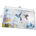 thumbnail image 4 of Bandera de primavera con diseño de pájaros y flores, de 90 x 150 cm, resistente a la decoloración, ideal para exteriores e interiores, ideal para jardín, casa, decoración del hogar, con doble costura, 4 of 6