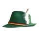 thumbnail image 4 of Sombrero Fedora de Fieltro Fernando Vintage Verde Halloween, 4 of 8