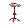 thumbnail image 2 of Carolina Classic Vintage Farmhouse 18.75" Metal Stool in Red, 2 of 4