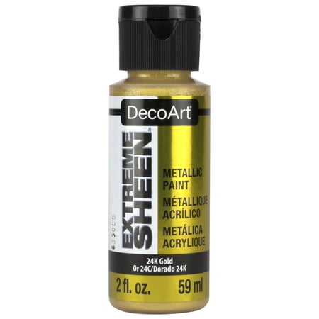 UPC: 0766218096890 | DecoArt Extreme Sheen Acrylic Color 2 oz. 24K Gold