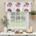 thumbnail image 3 of Happy Birthday Window Valance Curtain Colorful Balloons Rod Pocket Short Curtain for Living Room, Bedroom & Kitchen Window Decor 42x18in, 3 of 8
