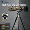 thumbnail image 4 of Fotopro 59" Travel Tripod for Camera, Carbon Fiber Tripod with Ball Head Safety Lock, Lightweight Camera Tripod Stand for DSLR Video Camcorder, Max Load 20kg/44 lbs,T1 Plus Basic, 4 of 11