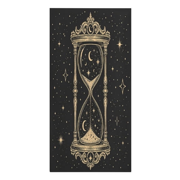 RKSupls Cosmic Hourglass Microfiber Beach Towel Absorbent Compact Towels for Swimming Pool Beach Travel Things for Vacation Essentials Adult Gift,61.4×30.3Inch